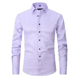 Camisa Hombre Blinder Confort Stretch Elegancia Corte Ajustado Tejido Suave Y Transpirable