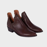 Estrella | Botines de Piel con Forma Puntiaguda