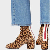Savannah | Botas de Ante con Estampado Leopardo