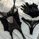 Conjunto de Lencería de Encaje de Lujo Mila Seducción Confianza y Refinamiento para Resaltar Tus Curvas