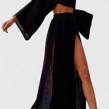 Nuria | Conjunto con Falda de Abertura Alta