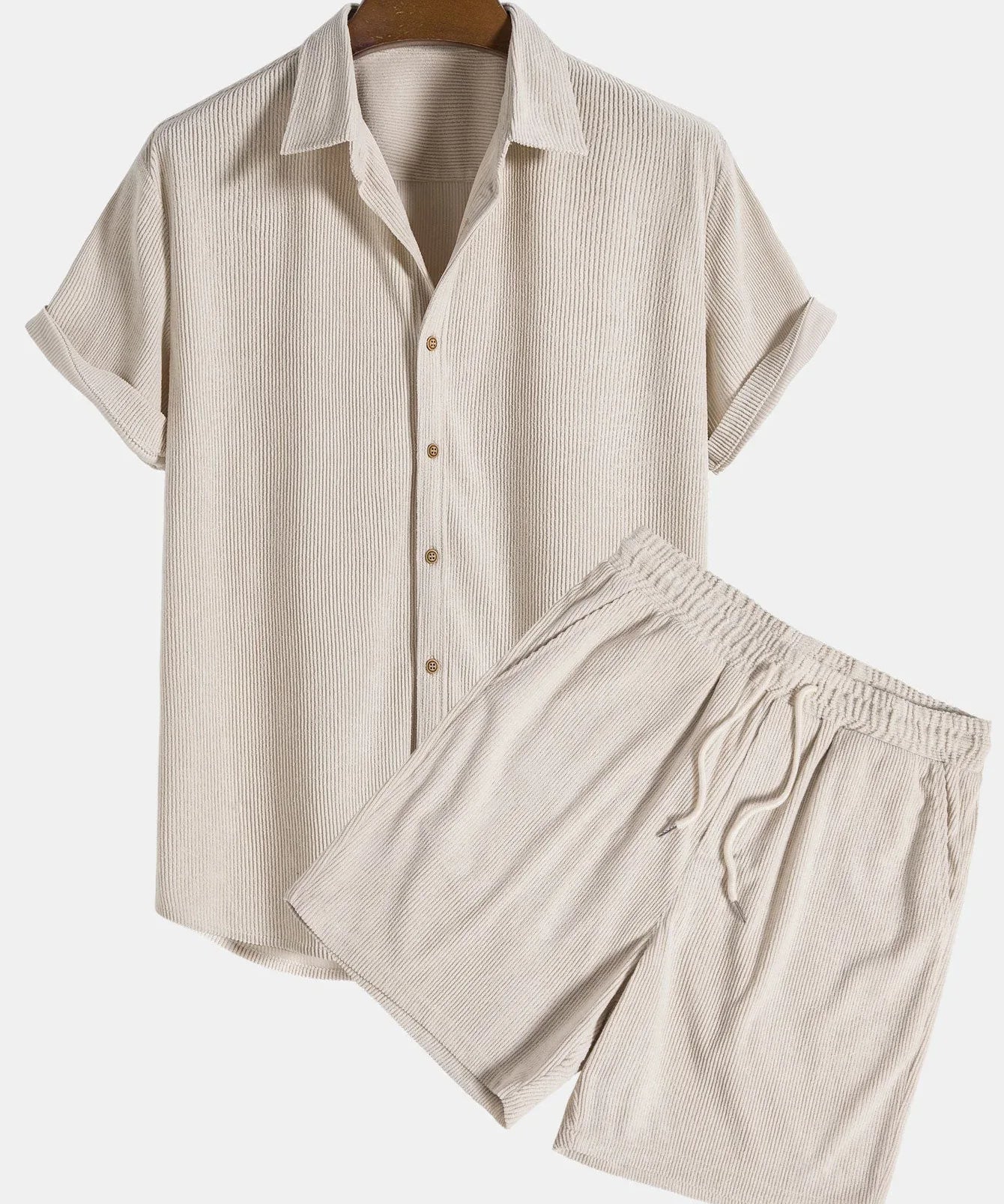 Francisco | Conjunto con camisa de lino y pantalón corto - Hala Madrid