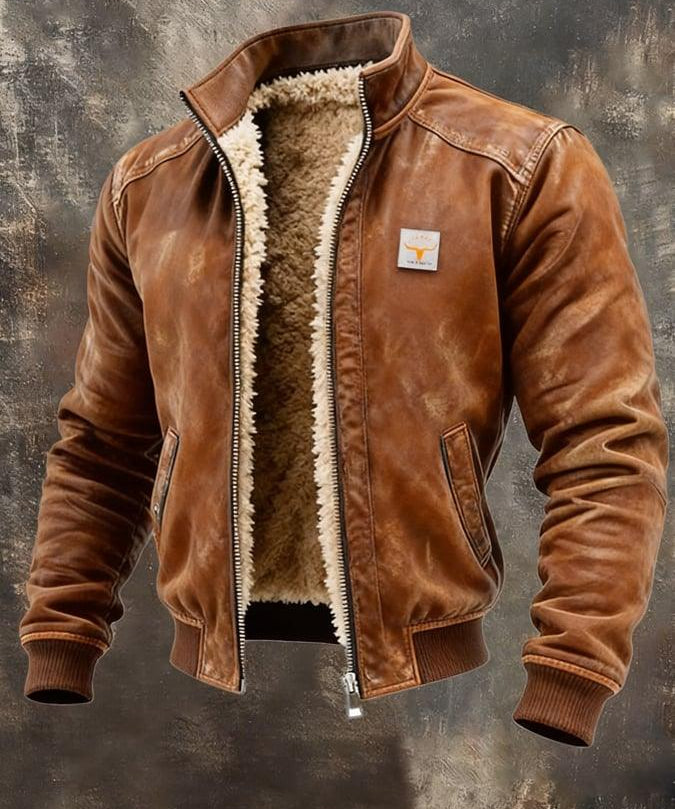 Alonso - Chaqueta vintage con forro de sherpa - Hala Madrid