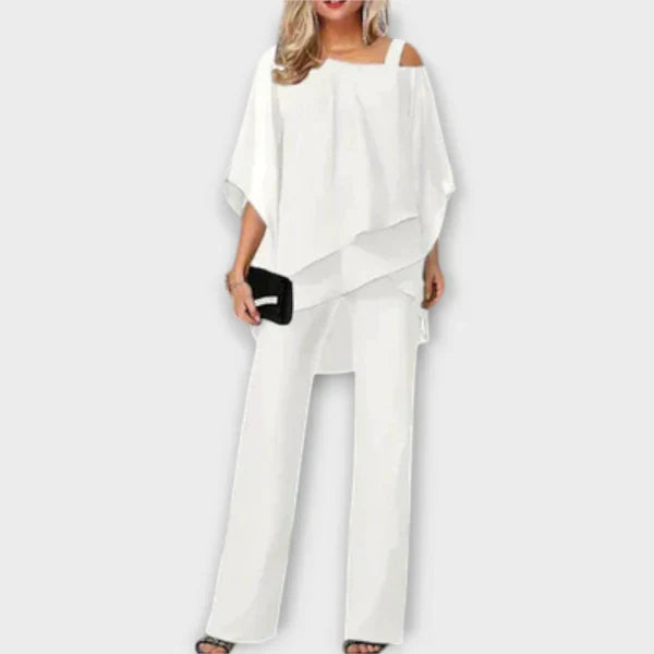 María | Conjunto de noche de chifón