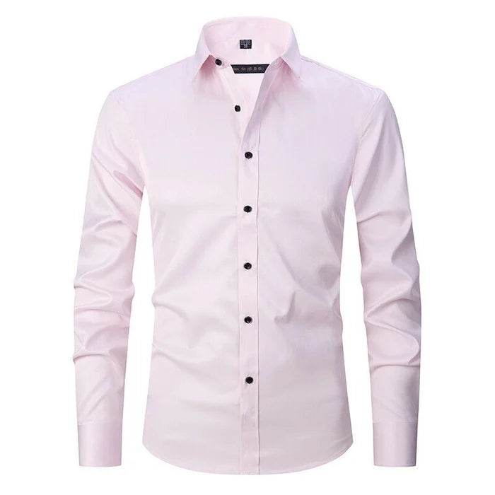 Camisa Hombre Blinder Confort Stretch Elegancia Corte Ajustado Tejido Suave Y Transpirable