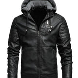 Pedro - Chaqueta con capucha de piel forrada