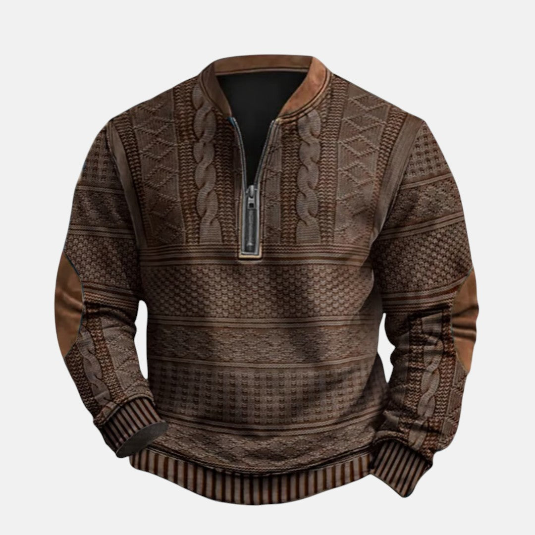 CARLOS | JERSEY CON MEDIA CREMALLERA