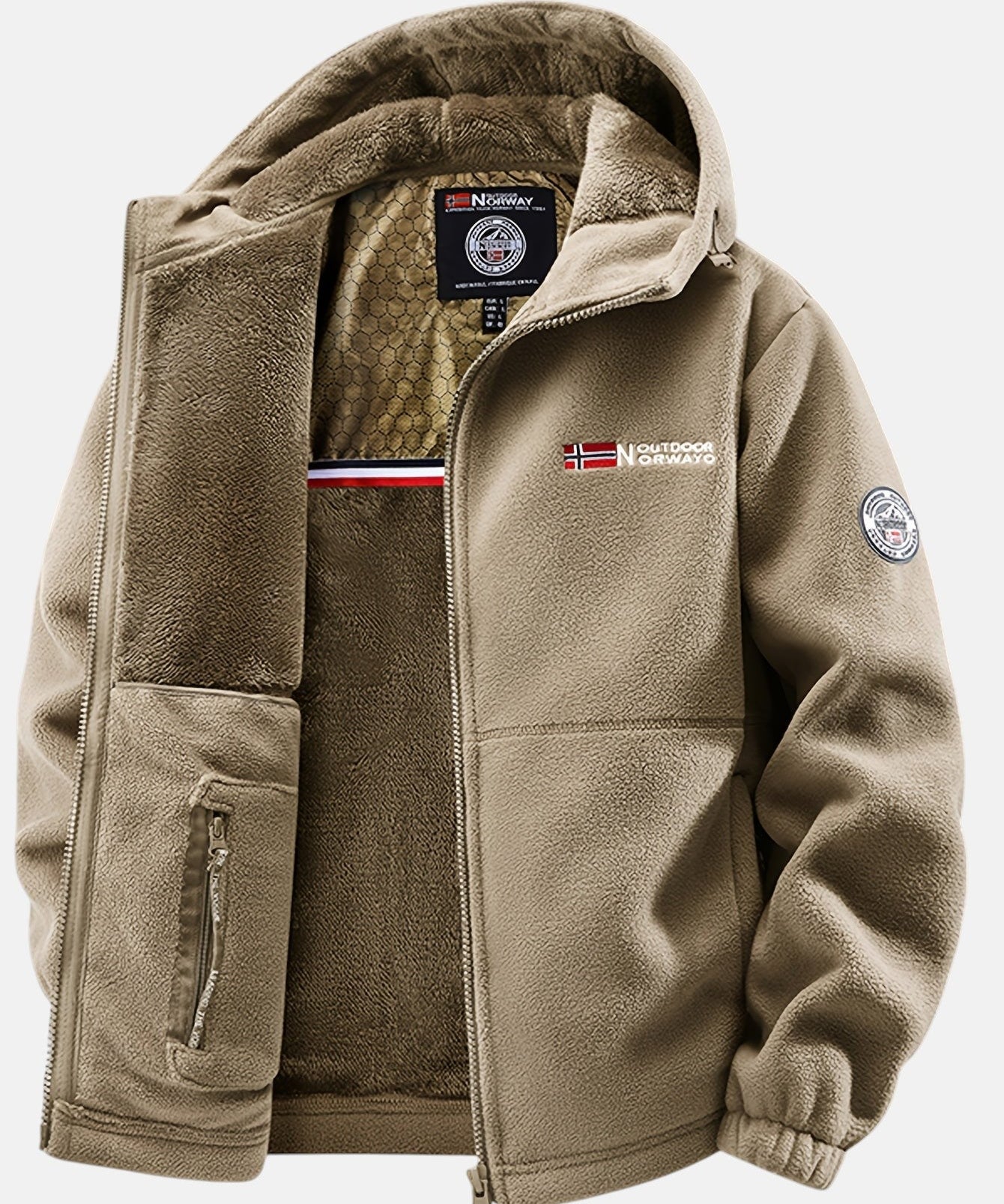 LUIS | CHAQUETA DE INVIERNO TÉRMICA DE FORRO POLAR