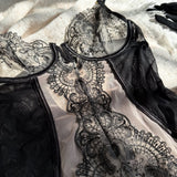 Conjunto de Lencería de Encaje de Lujo Mila Seducción Confianza y Refinamiento para Resaltar Tus Curvas