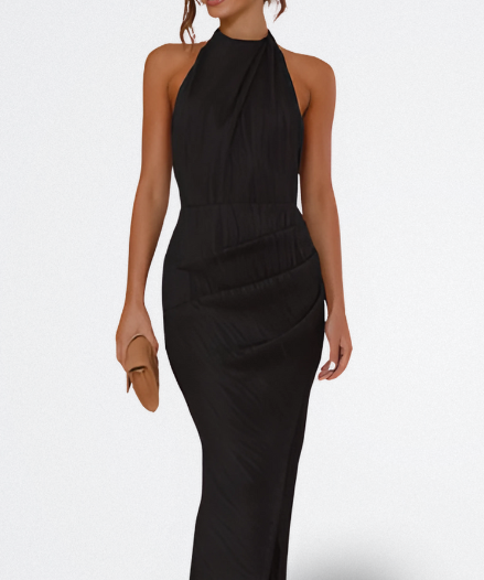 PAULA | VESTIDO MIDI PLISADO