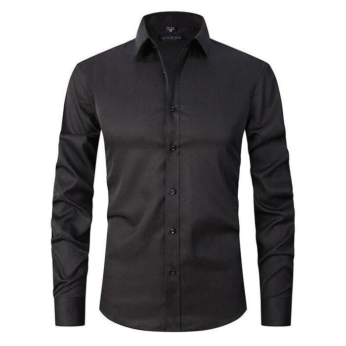 Camisa Hombre Blinder Confort Stretch Elegancia Corte Ajustado Tejido Suave Y Transpirable