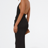 PAULA | VESTIDO MIDI PLISADO