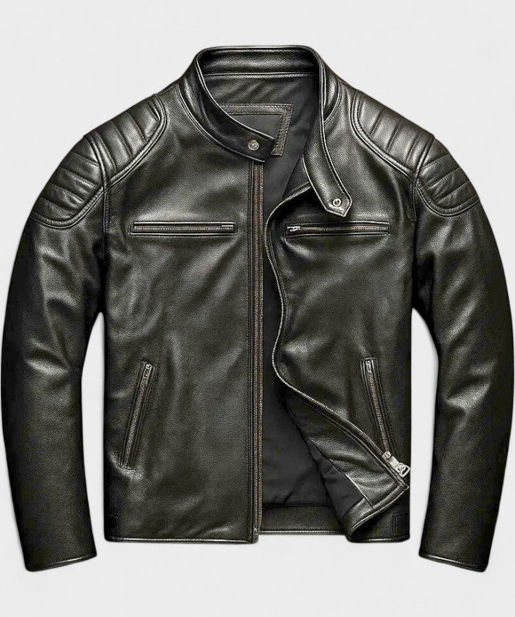 JAVIER | CHAQUETA DE CUERO IMPACTANTE