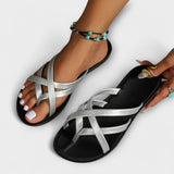 Eva - Sandalias con puntera de colores