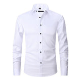 Camisa Hombre Blinder Confort Stretch Elegancia Corte Ajustado Tejido Suave Y Transpirable