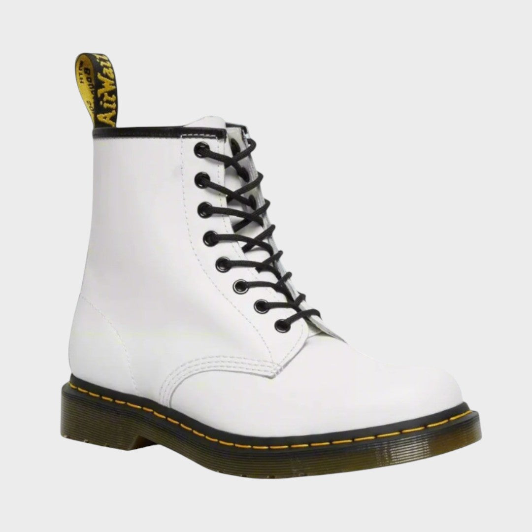 Mariana |  Botas de Piel Estilo Militar con Cordones