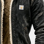 Ricardo™ | Chaqueta con aspecto de cuero y diseño distintivo - Hala Madrid