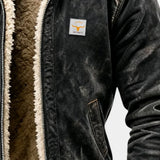 Ricardo™ | Chaqueta con aspecto de cuero y diseño distintivo - Hala Madrid