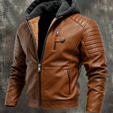 Pedro - Chaqueta con capucha de piel forrada