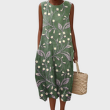 CRISTINA | VESTIDO INFORMAL CON ESTAMPADO FLORAL