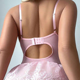 Zara Lencería Bodycon Romántica Con Detalles De Encaje Para Mujer Seductora Y Elegante