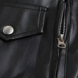 Austin™ | Chaqueta de Cuero Clásica Biker