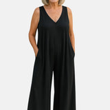 Patricia | Mono sin mangas de pierna ancha