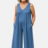 Patricia | Mono sin mangas de pierna ancha