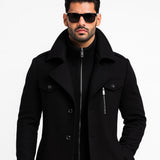 Abrigo Dos Piezas Mantel Hombre Élite Elegancia Atemporal Y Confianza En Cada Detalle