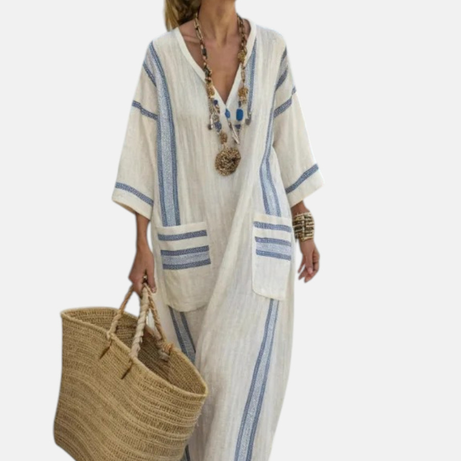 BEGOÑA | VESTIDO LARGO ELEGANTE Y RELAJADO