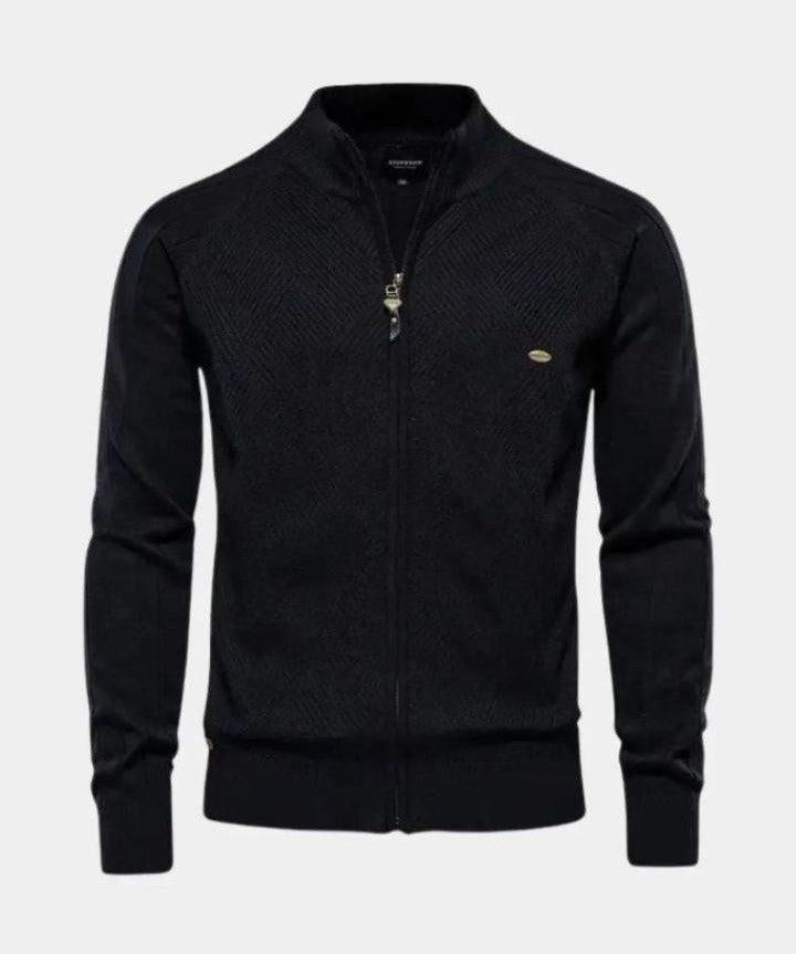 Jacquard™ | Cárdigan de punto con cremallera