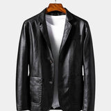 Jonas™ | Chaqueta de cuero color caramelo