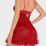 Nina Conjunto De Nuisette En Encaje Transparente Para Sentirte Sensual Y Elegante