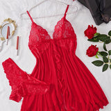 Nina Conjunto De Nuisette En Encaje Transparente Para Sentirte Sensual Y Elegante