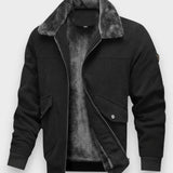 Norbert™ | Chaqueta bomber con cuello de felpa sintética