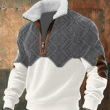 Adelia voss - Jersey con cremallera y cuello alto con ribete de pelo