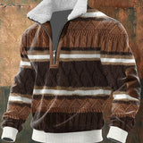 Adelia voss - Jersey con cremallera y cuello alto con ribete de pelo