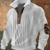 Adelia voss - Jersey con cremallera y cuello alto con ribete de pelo