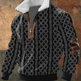 Adelia voss - Jersey con cremallera y cuello alto con ribete de pelo