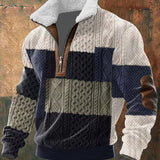 Adelia voss - Jersey con cremallera y cuello alto con ribete de pelo