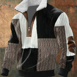 Adelia voss - Jersey con cremallera y cuello alto con ribete de pelo