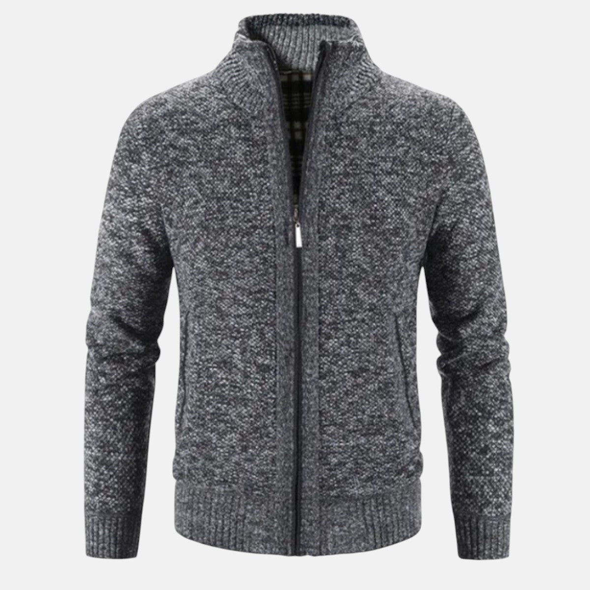 Ramiro | Cárdigan Estructurado con Cuello Alto