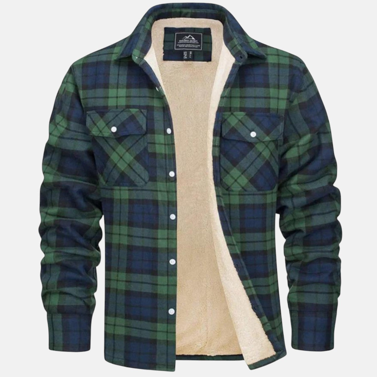 Ramiro | Chaqueta Bomber con Cuadros Forro Cálido