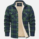 Ramiro | Chaqueta Bomber con Cuadros Forro Cálido