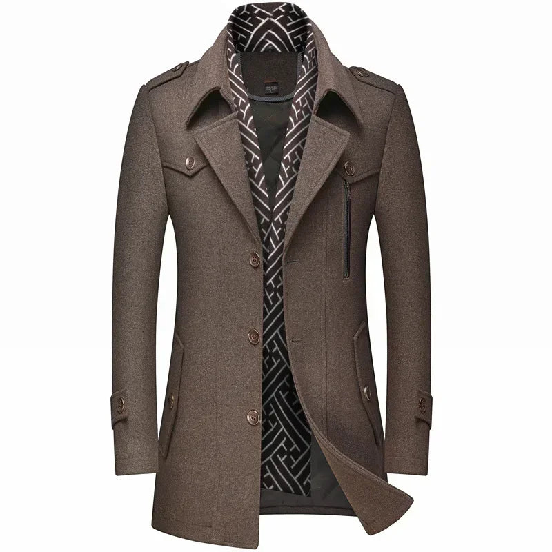 Chaqueta De Invierno Scott De Lana Para Hombre Estilo Sofisticado Y Calidez Inigualable