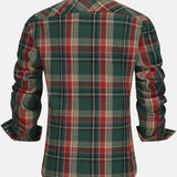 Ramón | Camisa de Manga Larga de cuadros lineares