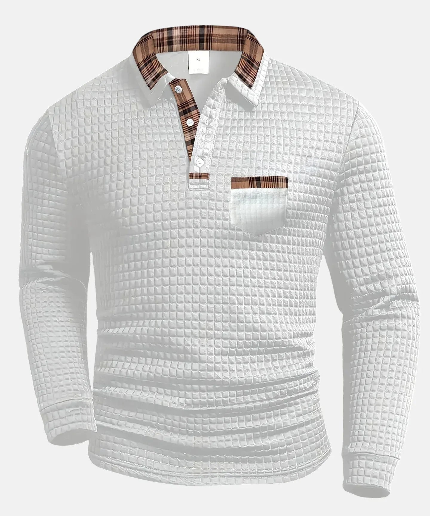 MIGUEL | POLO CON DISEÑO DE CUADROS - Hala Madrid