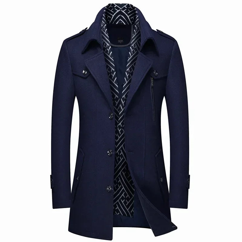 Chaqueta De Invierno Scott De Lana Para Hombre Estilo Sofisticado Y Calidez Inigualable