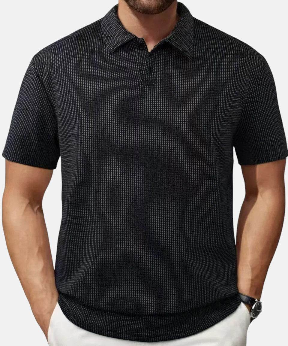 Miguel | Polo de Punto de Manga Corta Transpirable
