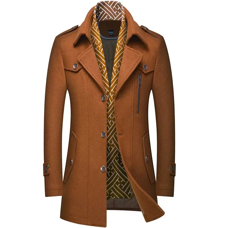 Chaqueta De Invierno Scott De Lana Para Hombre Estilo Sofisticado Y Calidez Inigualable